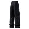 Men's Casual Solid Color Multi-pocket Cargo Pants, Men's Knee-pleated Elastic Waist-cinching Loose Straight-leg Trousers
