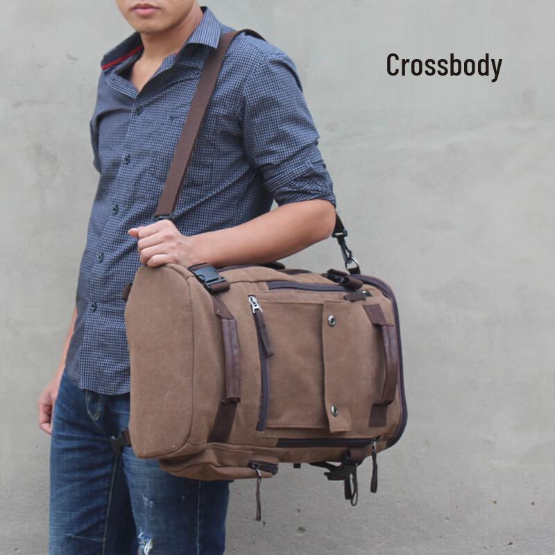 Zoyou Vintage Men's Large Capacity Backpack