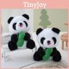 Bamboo Adorable Panda Plush Toy Keyring Key Chain Backpack Pendant Kids Gift