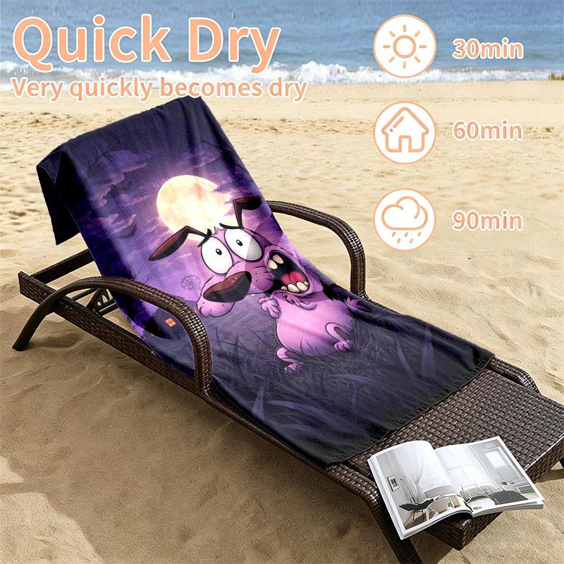 Brave Dog Beach towels also serve as bath towels summer essential a musthave for the outdoors the beach and the pool
