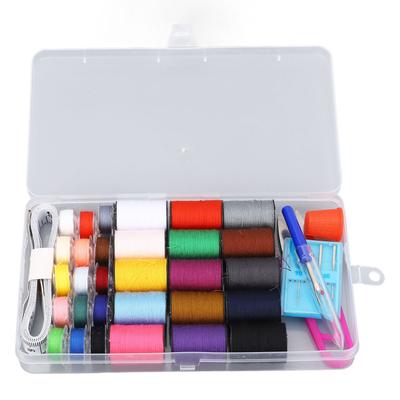 Set Cutie de Cusut cu Accesorii Organizator Unelte de Mână Reparare Container Depozitare Acasă Călătorie Portabil