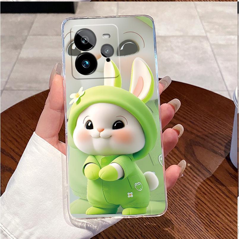 Cute Funny Cartoon Cat Design Pattern Phone Case For Realme GT 7 Pro 5G Clear TPU Soft Cover Anti-scratch Couple Shell