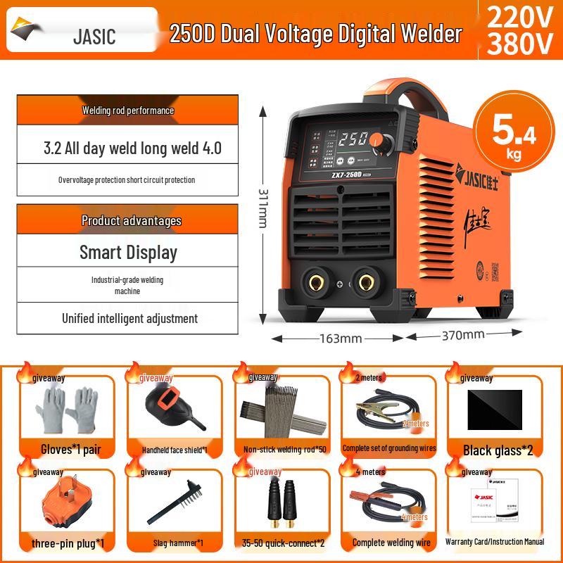 JiaShi 220V Portable Mini Welding Machine - Industrial Grade Welder for Home Use