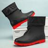 Outdoor Men's Fishing Rain Boots Fashion Non-slip Waterproof Rain Boots Indoor Kitchen Work Rain Boots Car Wash Boots Size 39-45