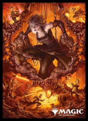 Ensky Magic: The Gathering Players Card Sleeve "Zendikar Rising" Nahiri, Heir of the Ancients (MTGS-146)