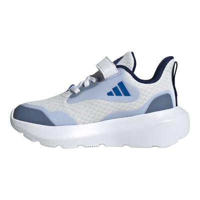 Fortarun Comfortable Versatile Non-Slip Low-Top Kids Running Shoes Kids Running Shoes White Blue IF4097