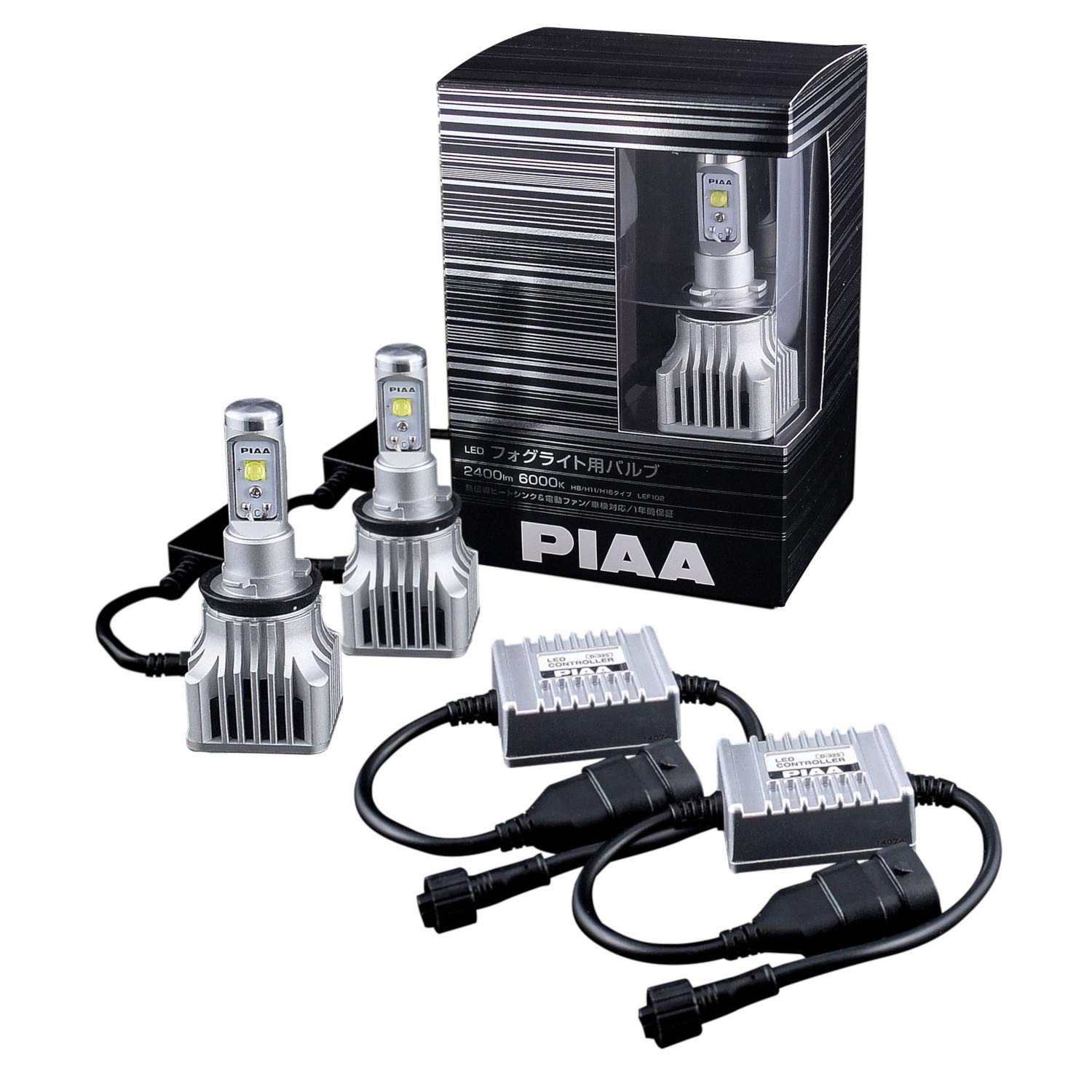 

PIAA LED лампа протитуманна 2400lm [6000K] H8 / H11 / H16 Біла 12V16W 2 шт. LEF102