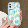 Fresh Tulip For iPhone17promax Phone Case Apple 16 Cream Wave 14/13 Soft Case 15