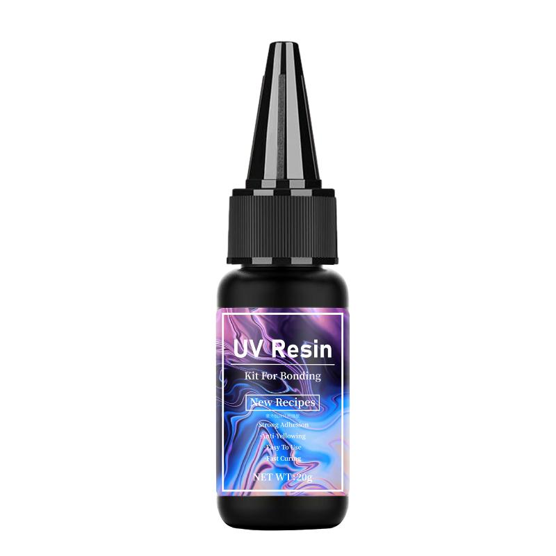 

20G/30G/50G Uv Epoxy Resin Glue Diy Jewelry Making High Transparency Fast Drying High Hardness Glue Uv Lamp Diy Craft Decor only 20g glue