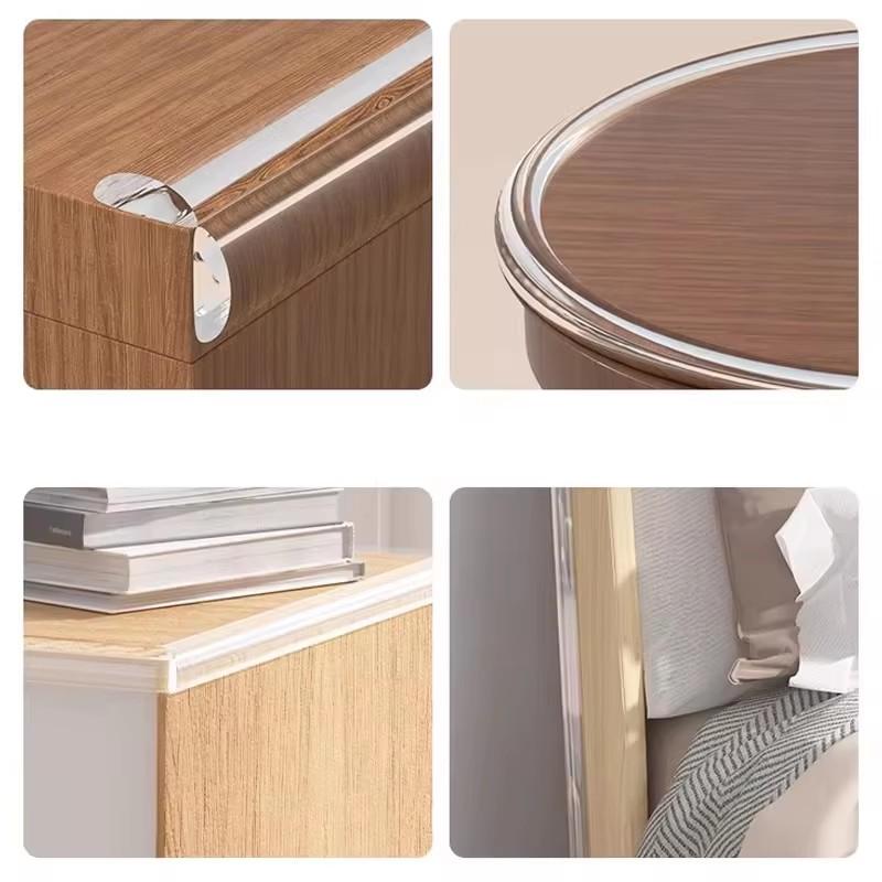 1/2/3M Table Edge Guard Furniture Corner Protector Strip Self Adhesive Transparent Kids Collision Proof Soft Bumper Baby Safety