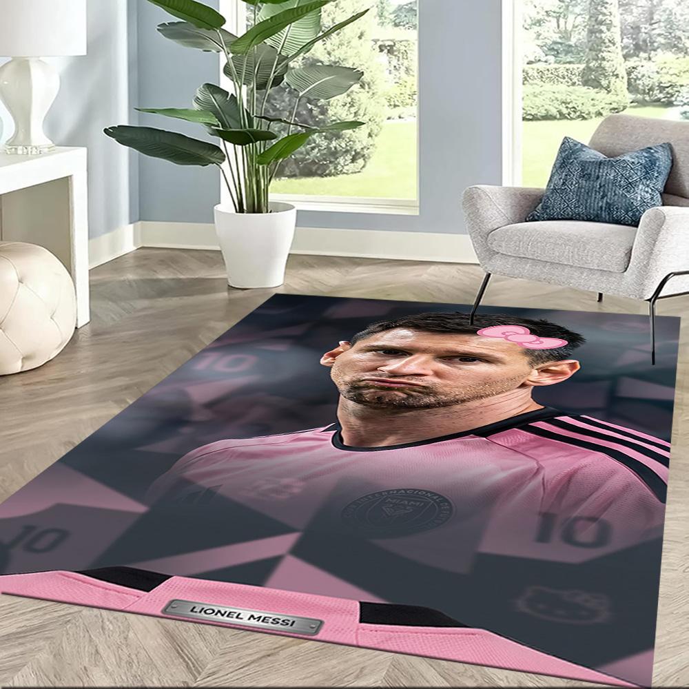Messi 95 Carpet Suitable for Bedrooms Playrooms Game Room Entryway Anti-slip Rug Office home decor Gift for Festivals