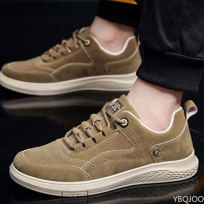 Fashion Spring  Autumn New Style Men  Fashion Casual Shoes Simple Comfortable Versatile Breathable Autumn Lace Up  Outdoor Men Shoes