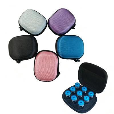 3ml 9-Slots Insulin Vial Storage Case Peptide Box Travel Protable Peptide Case EVA Vial Storage Bag Essential Oils Carrying Box