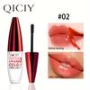 QICY Tattoo Lip Gloss Peel-Off Long-Lasting Moisturizing Liquid Lipstick with Waterproof Non-stick Cup Glossy Finish Nourishing