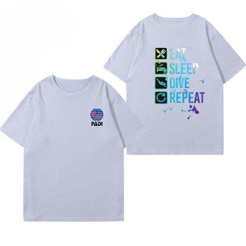 PADI Diving Instructors Cotton Tshirt From CMAS World Diving Association Unisexs Clothing Womens Clothing 2026 Summer T Shirt