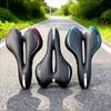 Mountain Bike Saddle Thickened Soft Silicone Bicycle Seat Cushion Comfortable Replacement Pad for Road Bike Fixed Gear Cycling