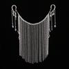 Ancient Style Hanfu Face Veil with Tassel Headdress and Jewelry Set