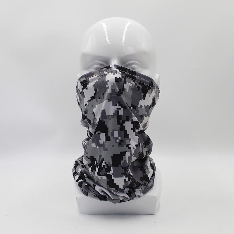 Bicycle Sunscreen Milk Silk Headscarf: Multi-Function Outdoors Face & Neck Cover for Cycling and Fishing