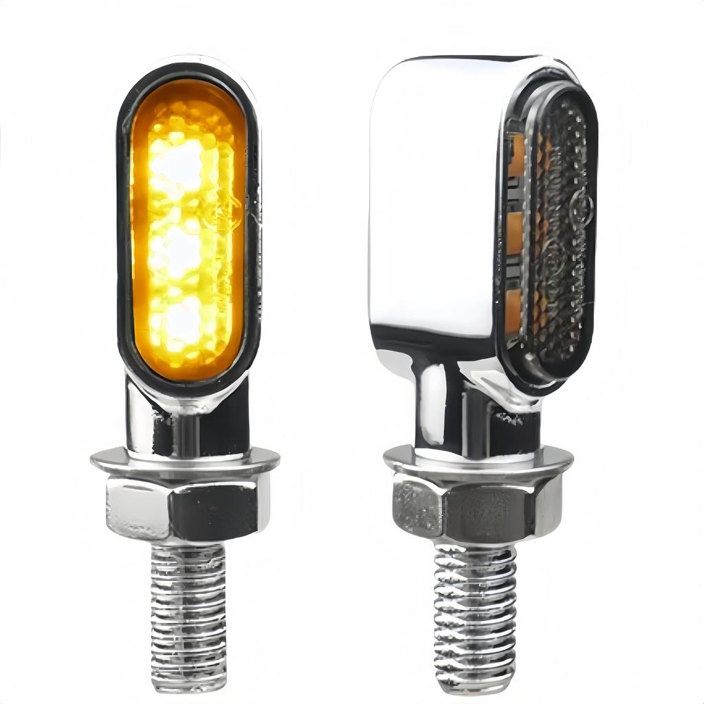 KICARYAJP Motorcycle Turn Signal LED Small High Visibility Super Bright