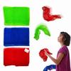 Colorful Square Juggling Scarves Magic Props for Kids Dance Party DIY Accessories