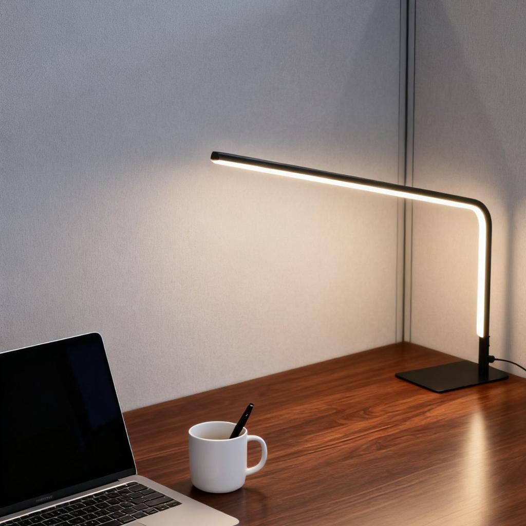 Modern Minimalist Line LED Eye Protection Light, USB Tri Color Light, Bedroom Desk Reading Decoration Lighting