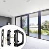 Easy Installation Patio Door Handle with for Key Zinc Alloy White/Black Door Han