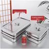 Sule 304 Stainless Steel Rectangular Food Pan with Lid