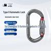 7075 Aluminum O-type Auto-Locking Climbing Carabiner for High-Altitude Safety