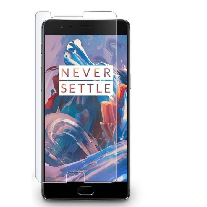 Film de Protection - PHONILLICO - OnePlus 3 - Verre Trempé - Ultra Résistant - Résistant aux Rayures