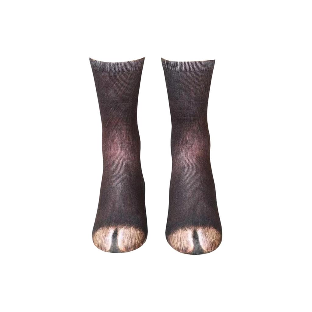 Children's Animal Socks Digital Printing Simulation Socks Fun And Funny