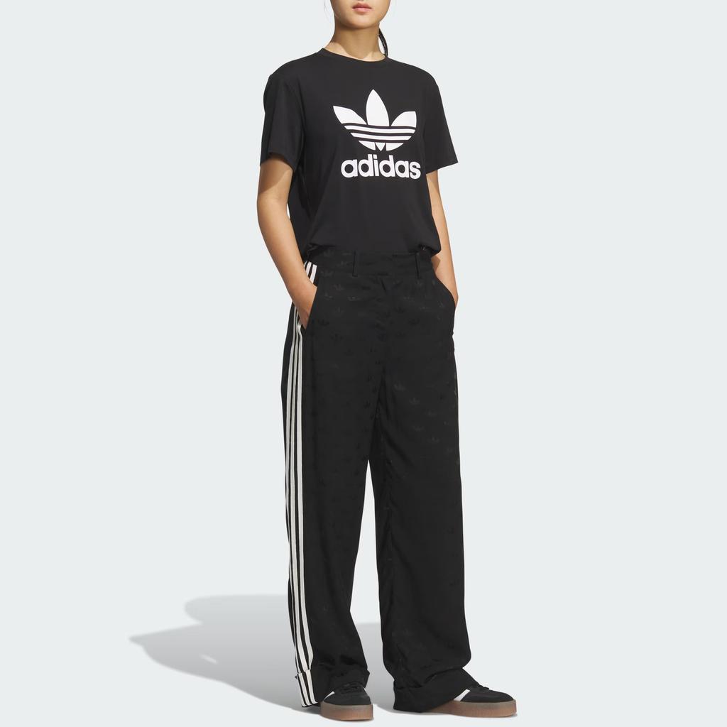 adidas Originals Track Gewebte Gestreifte Lockere Passform Sportlich Lässige Hose Damen Unterteile KF4939