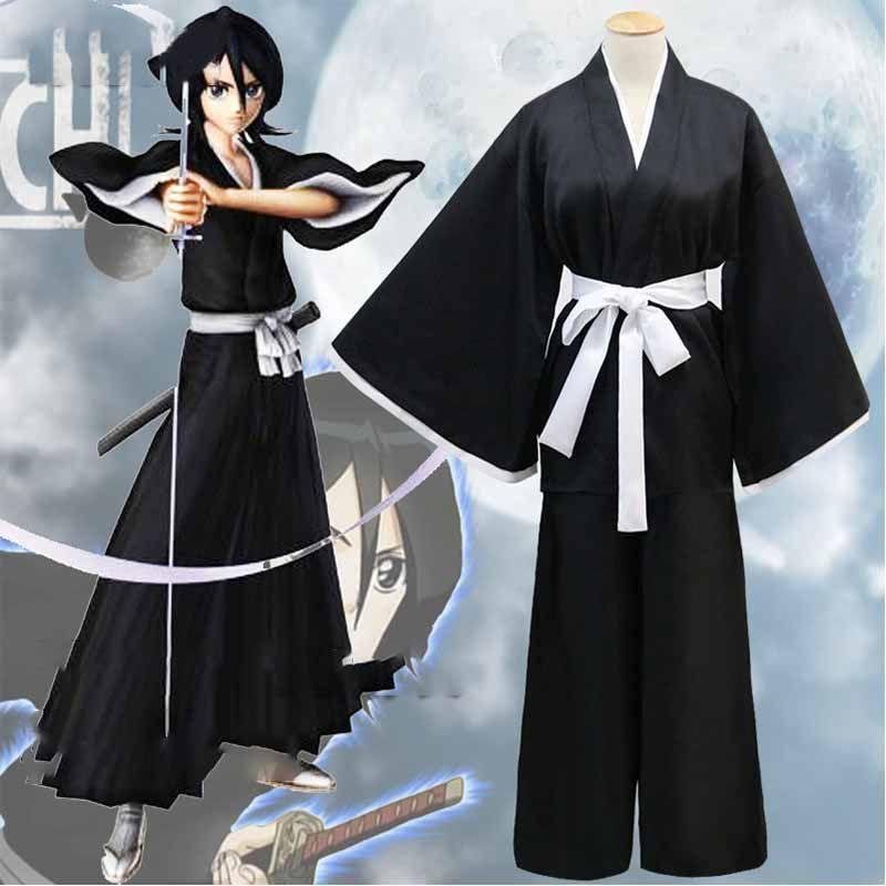 Hochwertiges Bleach Kurosaki Ichigo Cosplay-Kostüm mit zeitlosem Umhang-Design