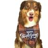Thanksgiving Cute Turkey Dog Bandana Scarf Triangle Bibs Pet Accessories Cat Kerchief