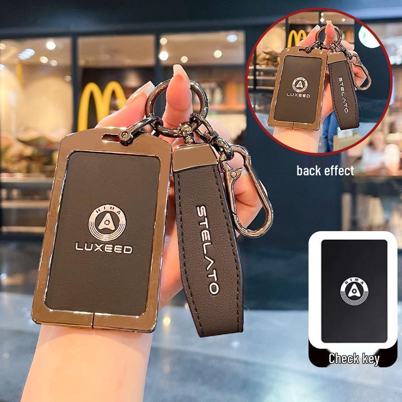 HONGQI S9 Metal NFC Card Key Holder Case for Long Range Ultra Key Protection