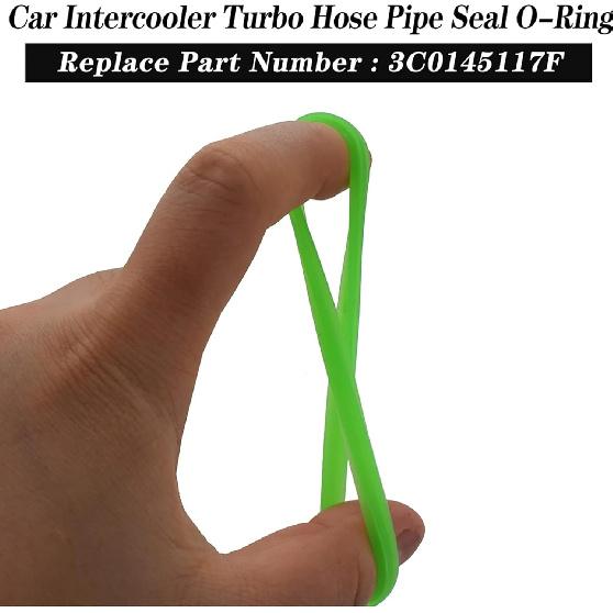 DAGIJIRD 4pcs Seat Intercooler Turbo Pipe Seal O-Ring 2.17inch Replacement for Volkswagen Beetle 1999-2016 3C0145117F