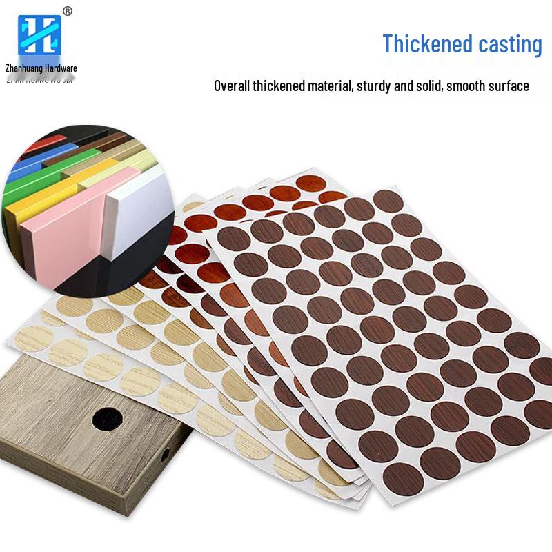 PVC Dustproof Screw Hole Cover Sticker - Furniture & Grout Concealer
