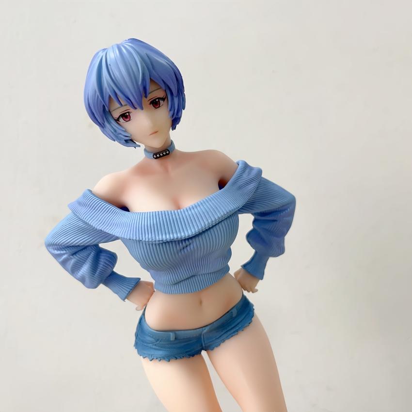 30CM NEON GENESIS EVANGELION Ayanami Rei Ver Girl Figure hard pvc toy Game Statue Adult Collection Anime Action Model Doll Gift