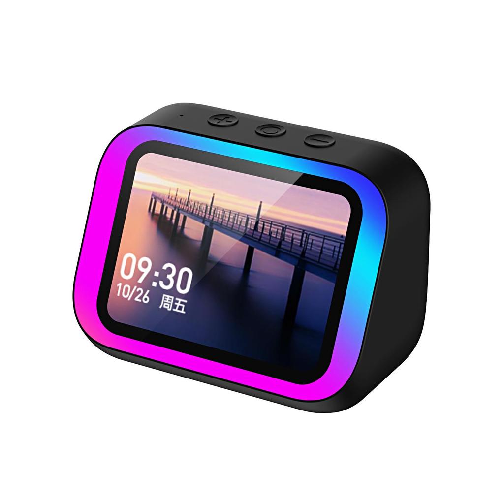TF26 Pro Smart Speaker 4.0inches TFT Bluetooth Audio LED Display HD Hands-free Calling Playback Voice Assistant Multi-functional Device
