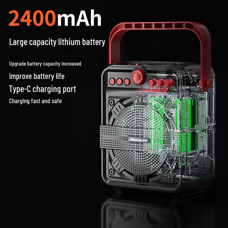 Newman K508 Portable Bluetooth Speaker CN plug (adapter included)