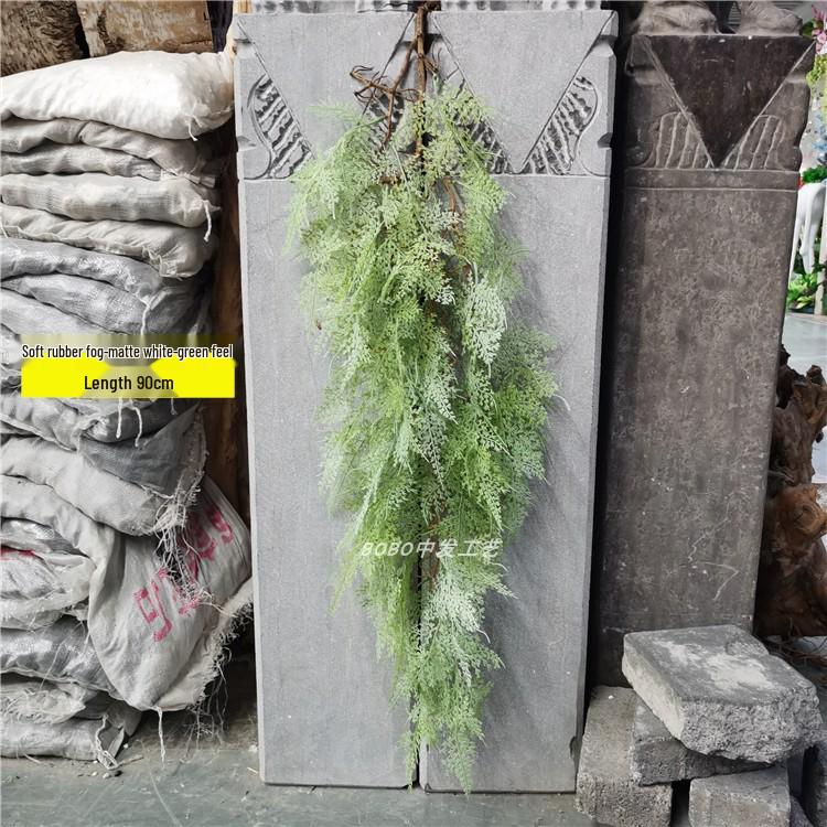 Artificial Spider Plant & Fern Hanging Decor - Trailing Green Vines for Wall & Ceiling