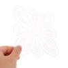10PCS White Plastic Butterfly Sheet Knitting Board Grid Crochet Embellishments Plastic Mesh Cross Stitch Patterns