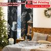 2D FLAT PRINTING 2pcs Curtains (Without Rod) Coffee Lovers Delight Ramadan Festival Popular Curtains&Drapes Polyester Easy