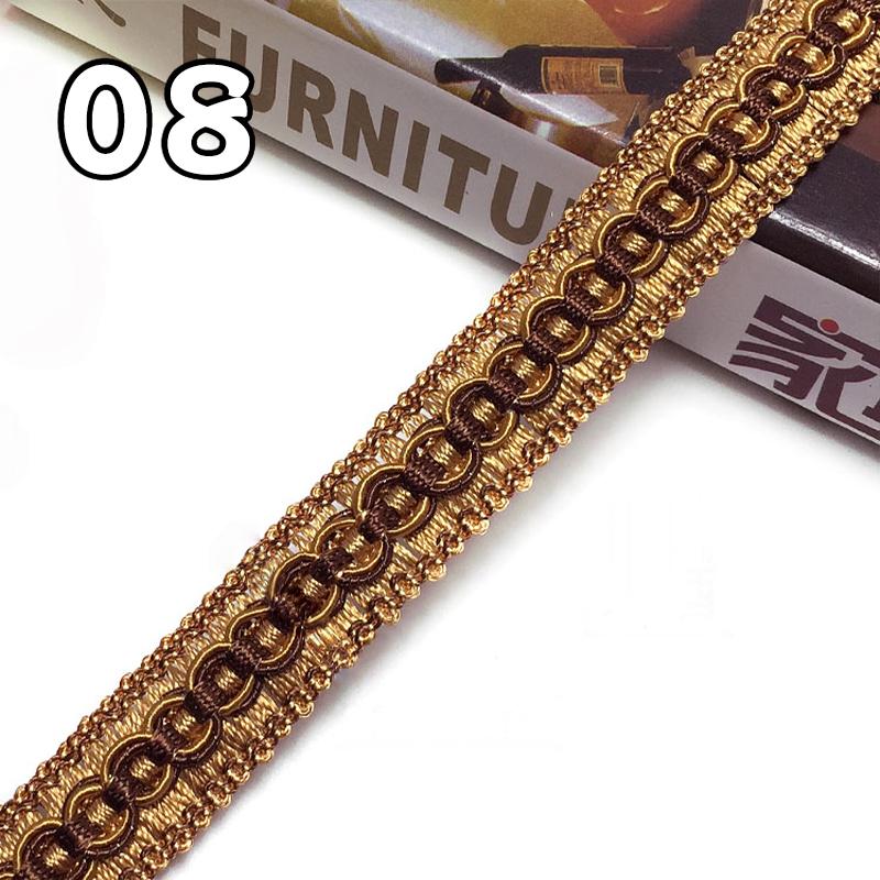 Ruban de Garniture en Dentelle de 11,5 Mètres de Longueur, 2 cm de Largeur, Bordure à Franges, Textile de Maison, Fait Main DIY, Couture, Rideau, Canapé, Accessoires de Vêtement