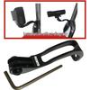 Aluminum Alloy Front Fork Light & Camera Mount for Road/Folding Bikes, Compatible with GoPro