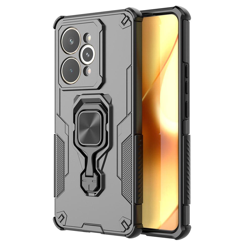 For Realme 15 Pro 5G Case Rotatable Ring Kickstand PC+TPU Shockproof Phone Cover