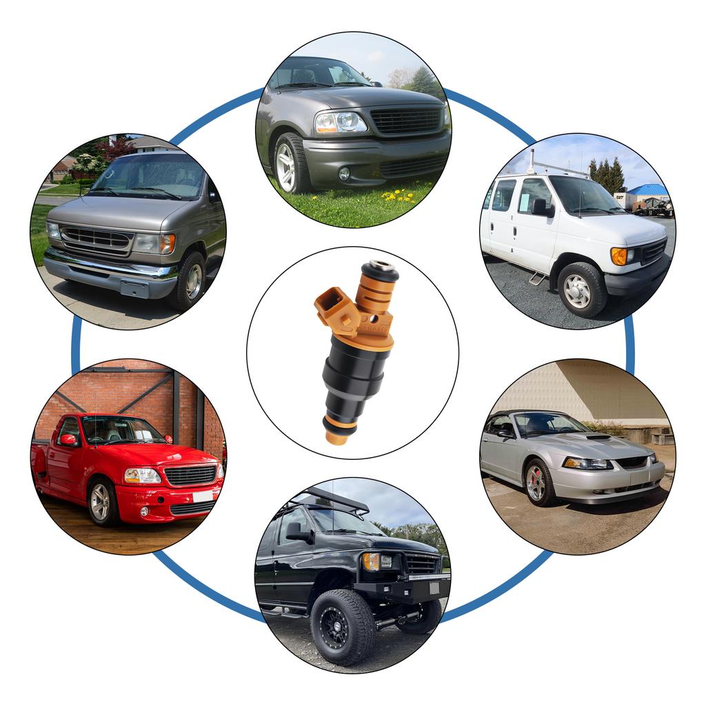 Ford F150 F250 F350 E150 E250 E350 Kraftstoffeinspritzdüse 0280150943 0280150939 0280150909 0280150556 Direkter Ersatz Präzise Passform