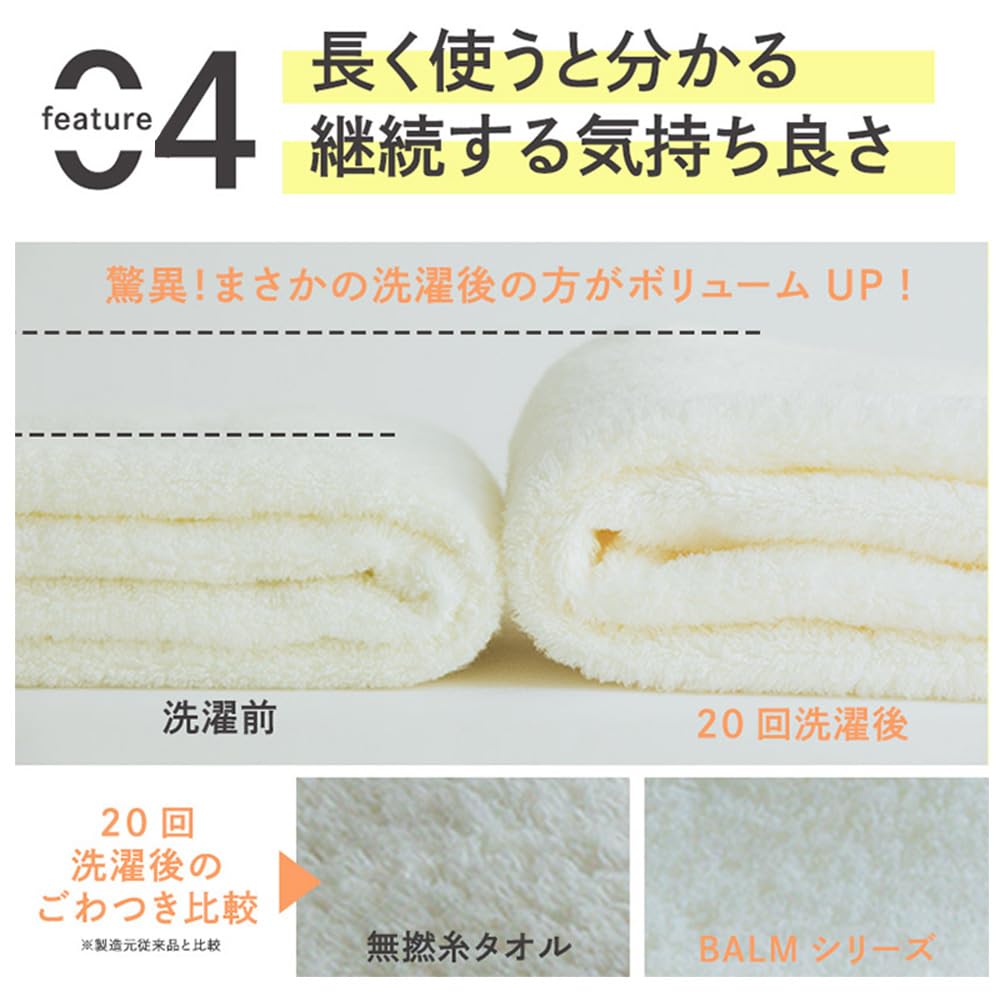 ASiTA Bath Towel, 1 piece, Yellow, Imabari Towel, Approx. 60 x 120 cm, 100% Cotton, Highly Absorbent, Durable, Plain, Made in Japan, Imabari Brand,