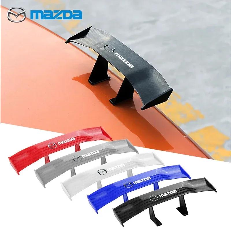 Mini spoiler na auto Zadní křídlo Vzhled karbonových vláken Zadní křídla Model pro Mazda 3 bk bl 323 Axela Atenza CX-3 CX-4 CX5 CX-7 Příslušenství