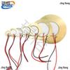 Piezoelectric Ceramic Buzzer with Solder Wire and Aluminum-Copper Sheets, Sizes: 12/15/18/20/27/35/50MM