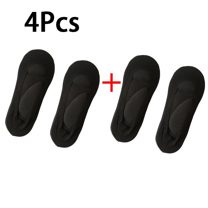 Calcetines Invisibles para Mujer Elásticos Transpirables Plantilla para Correr Soporte del Arco Plantillas de Confort 2uds/4uds
